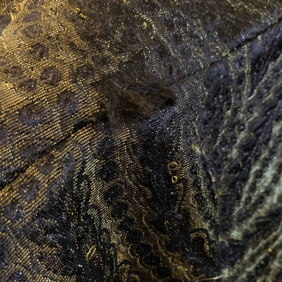 Anthropologie Ruth Olive Green Jacquard Dress sz 8 - Picture 4 of 4